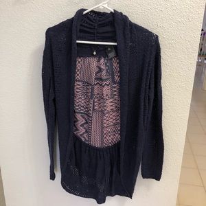 Anthropologie Knitted & Knotted Circle Cardigan